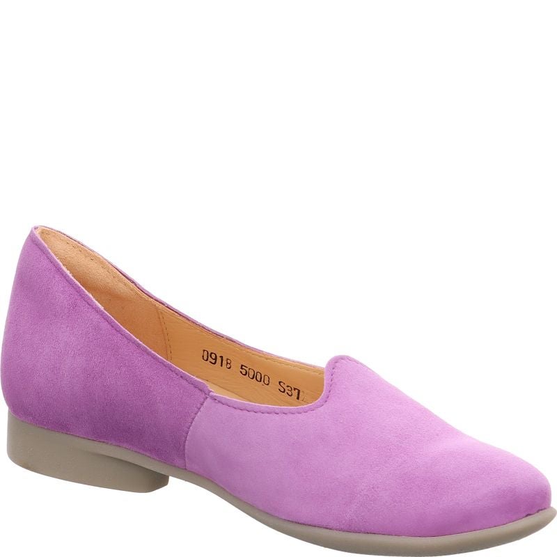 Think GUAD2 Woman Ballerina - Material: Leather in Purple