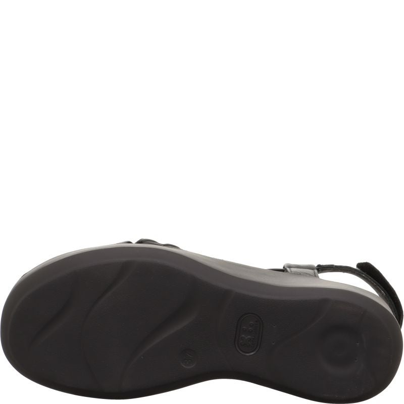 Legero EASY Damen Sandale - Material: Leder in Schwarz