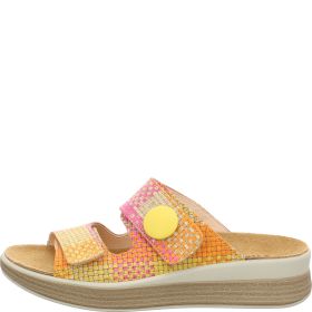 Think! MEGGIE Damen Pantolette - Material: Leder in Mehrfarbig