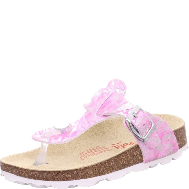 Superfit FUSSBETTPANTOFFEL Girls Slipper - Material: Sonstiges Material in Rose