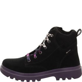Superfit ABBY NOVA Mädchen Boots - Material: Leder/Textil in Schwarz