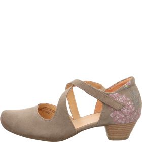 Think AIDA DAMEN Woman Pumps - Material: Leather in Grey