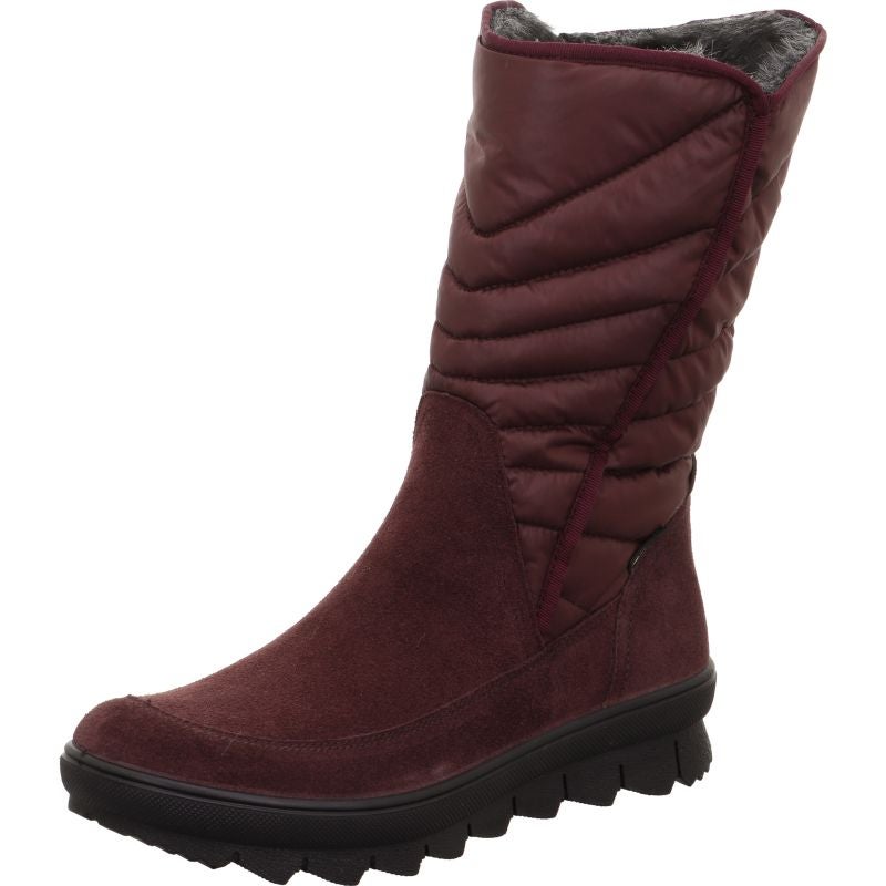 legero NOVARA Damen Stiefel - Material: Leder/Textil in Rot