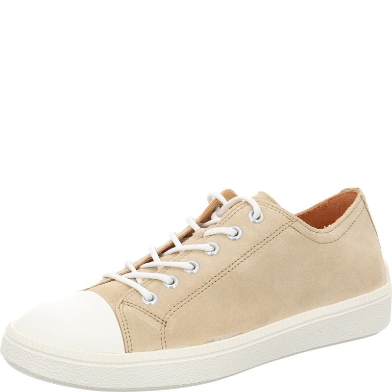 Think TURNA WOMEN Woman Sneakers low - Material: Leather in Beige