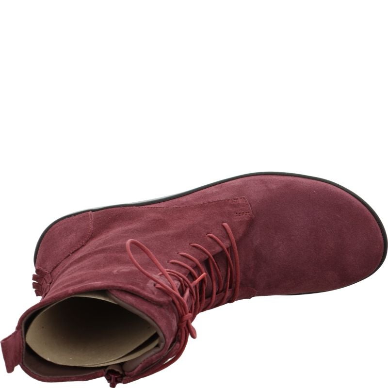 Think! NATURE Stiefelette - Material: Leder in Rot
