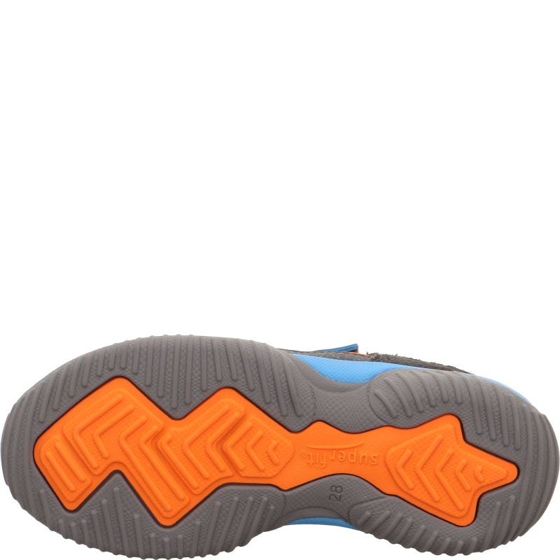 Superfit STORM Boys Sneakers low - Material: Leder/Sonstiges Material/Texti in Grey