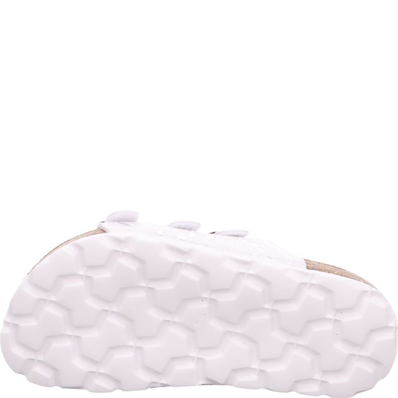 Superfit FUSSBETTPANTOFFEL Girls Slipper - Material: Sonstiges Material in White
