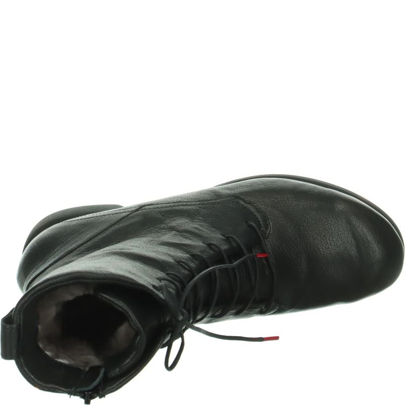Think! AGRAT Damen Stiefelette - Material: Leder in Schwarz