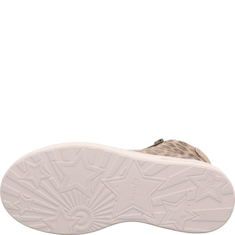 Superfit STELLA Sneaker high - Material: Leder/Textil in Braun
