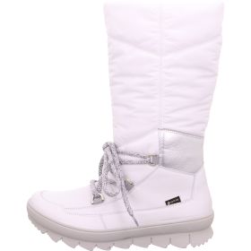 legero NOVARA Damen Stiefel - Material: Leder/Textil in Weiß