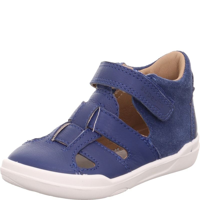 Superfit SUPERFREE Jungen Sandale - Material: Leder in Blau