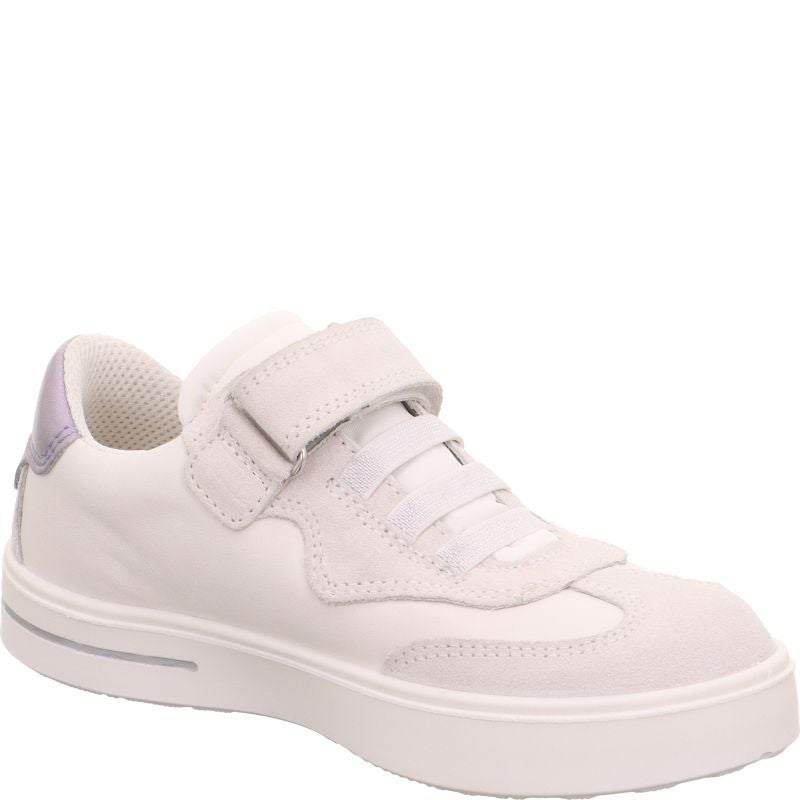 Superfit STELLA Sneaker low - Material: Leder/Sonstiges Material/Textil in Weiß