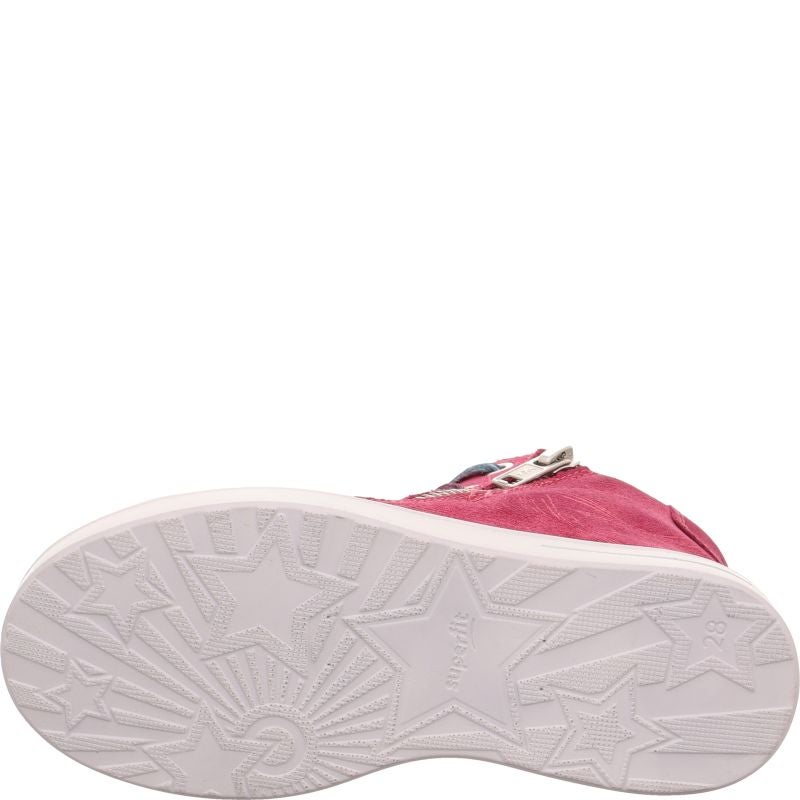 Superfit STELLA Mädchen Sneaker high - Material: Leder/Textil in Rot