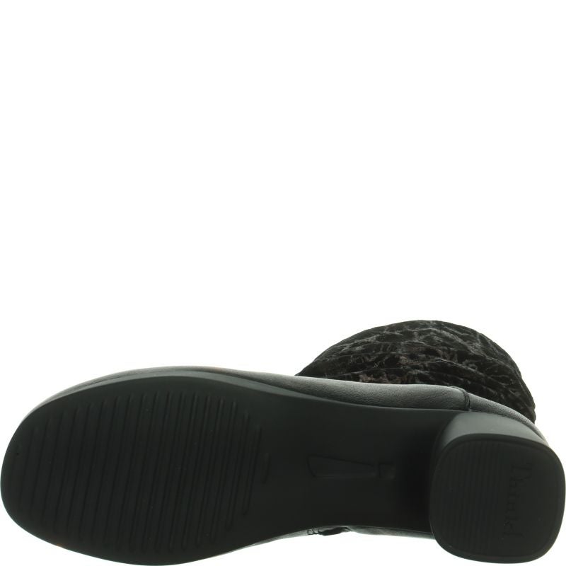 Think NANI Woman Ankle boot - Material: Leather in Black