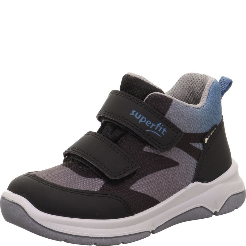 Superfit COOPER Unisex | Jungen Sneaker high - Material: Textil/Sonstiges Material in Schwarz