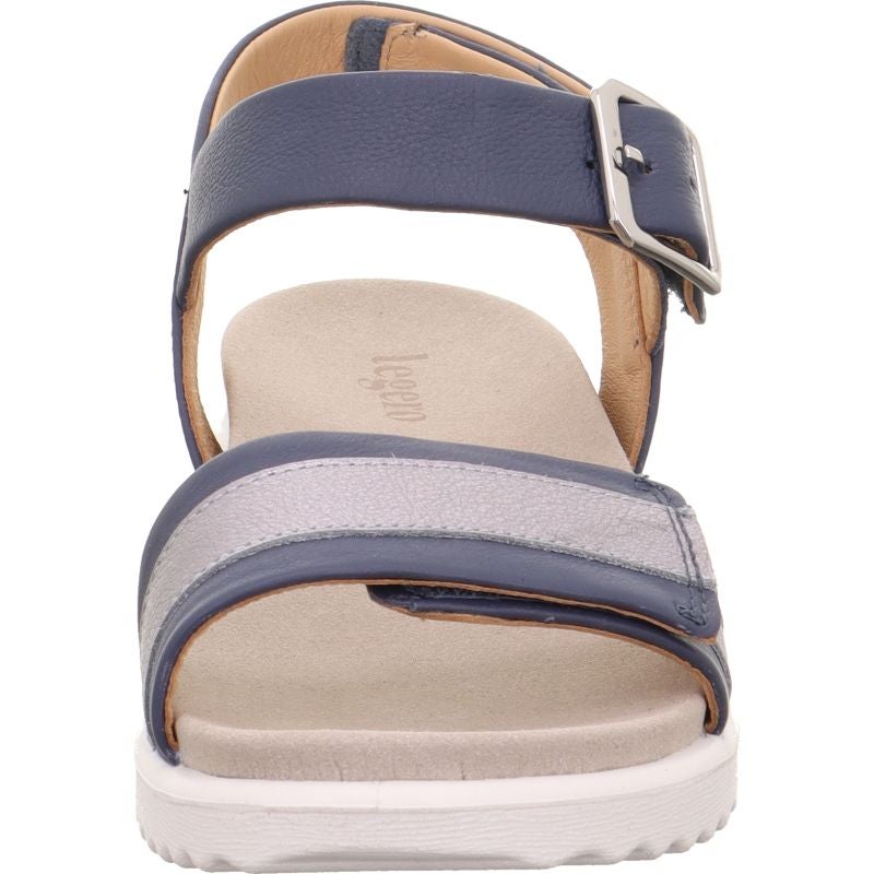 legero MOVE Damen Sandale - Material: Leder in Blau