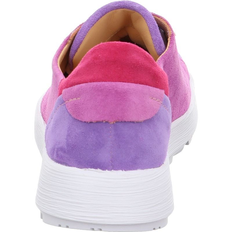 Think COMODA Lace up shoe - Material: Leather in Purple