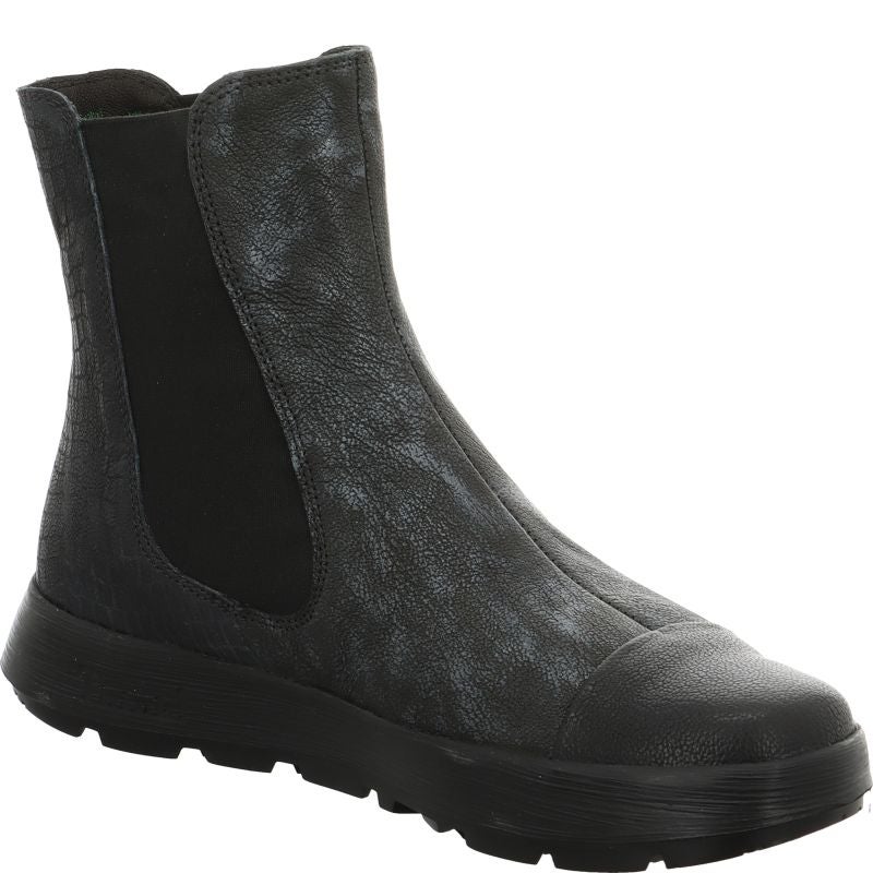 Think COMODA Woman Cheslea boot - Material: Leather in Black