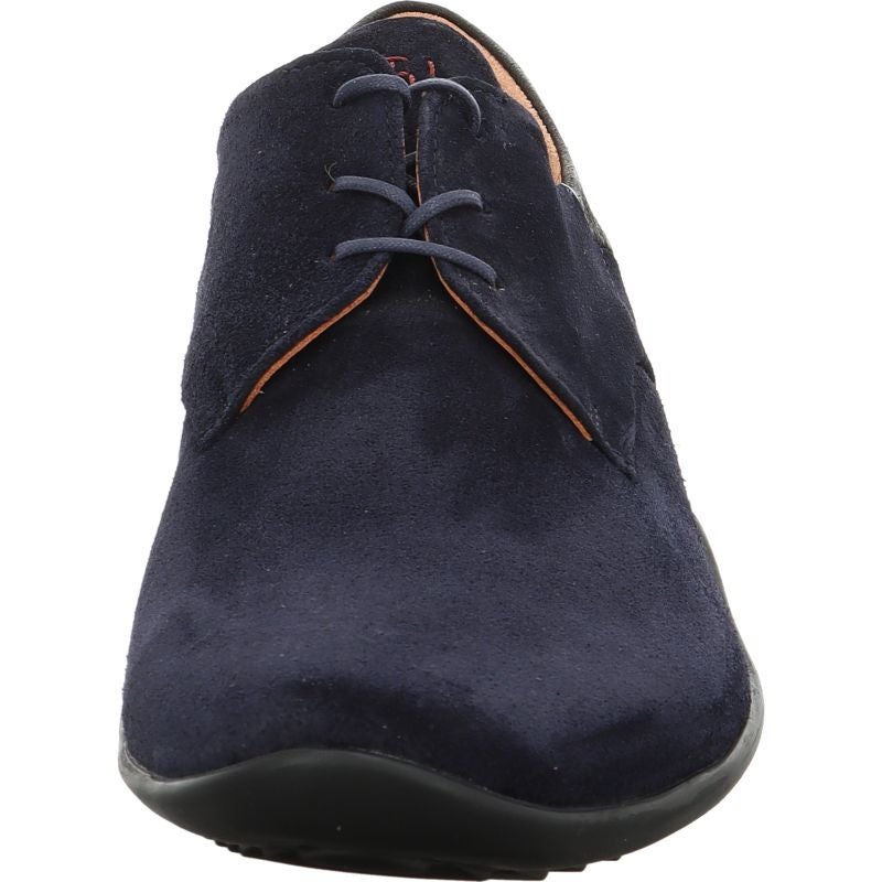 Think STONE HERREN Men Lace up shoe - Material: Leather in Blue
