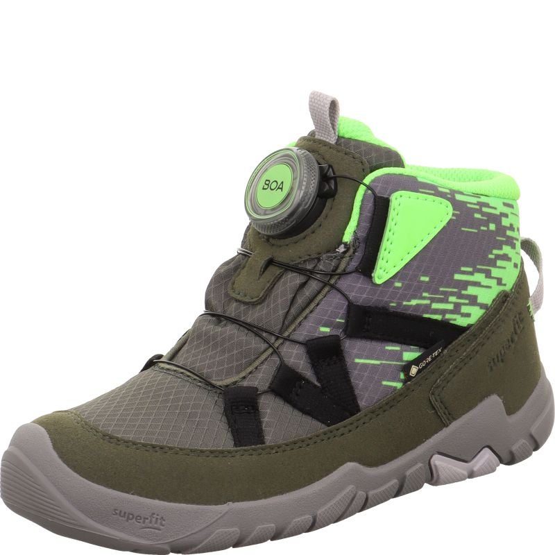 Superfit TRACE Boys Sneakers high - Material: Textil/Sonstiges Material in Green