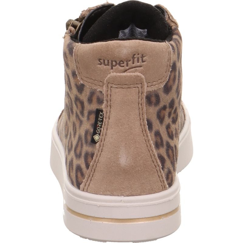 Superfit STELLA Sneaker high - Material: Leder/Textil in Braun