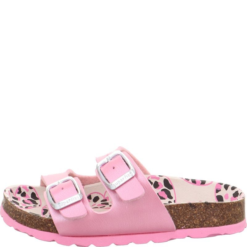 Superfit FUSSBETTPANTOFFEL Girls Slipper - Material: Sonstiges Material in Pink