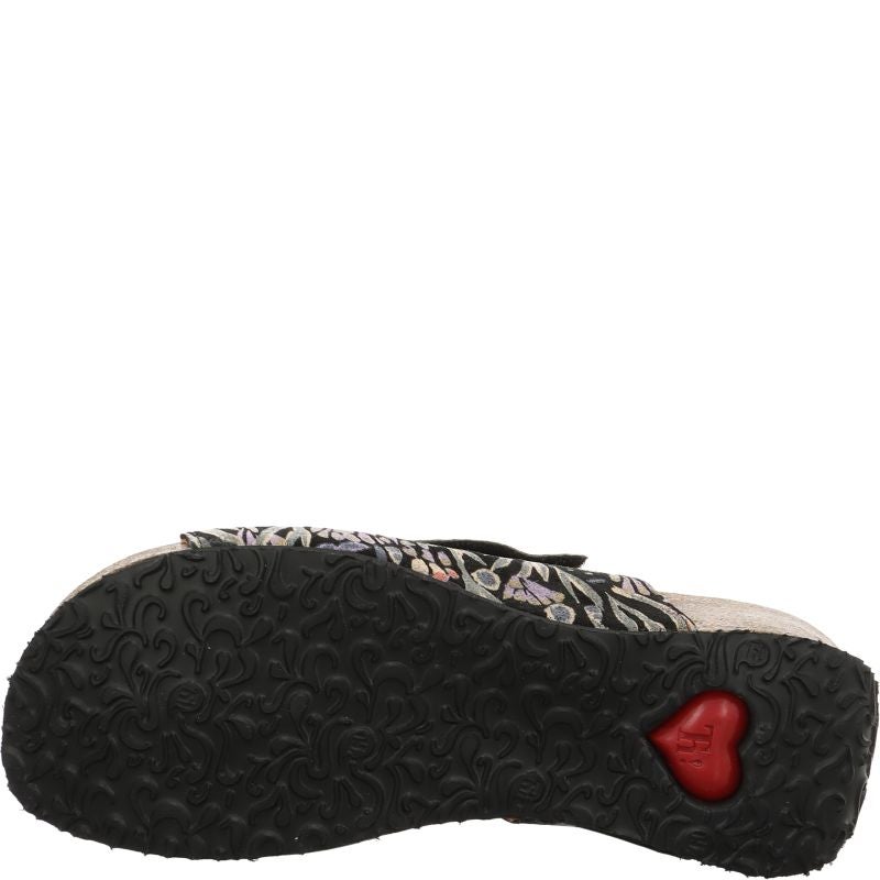 Think! MIZZI Damen Pantolette - Material: Leder in Mehrfarbig