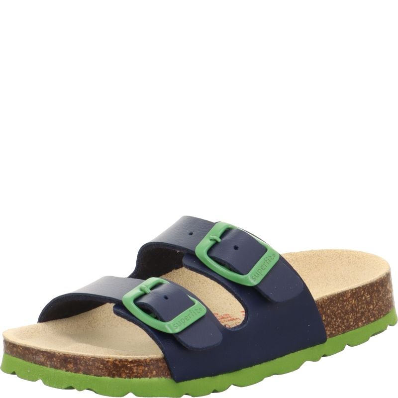 Superfit FUSSBETTPANTOFFEL Boys, Unisex, Girls Slipper - Material: Sonstiges Material in Blue