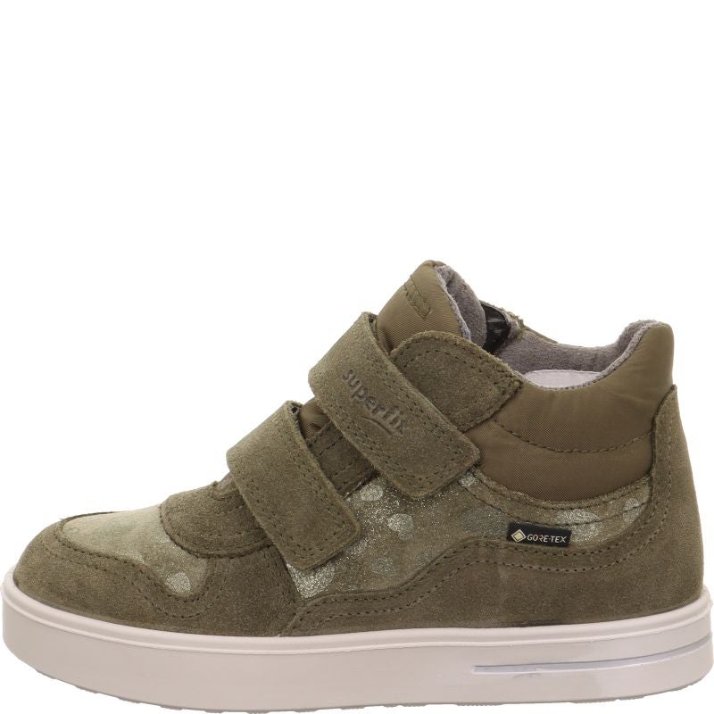 Superfit STELLA Girls Sneakers high - Material: Leather/Textil in Green
