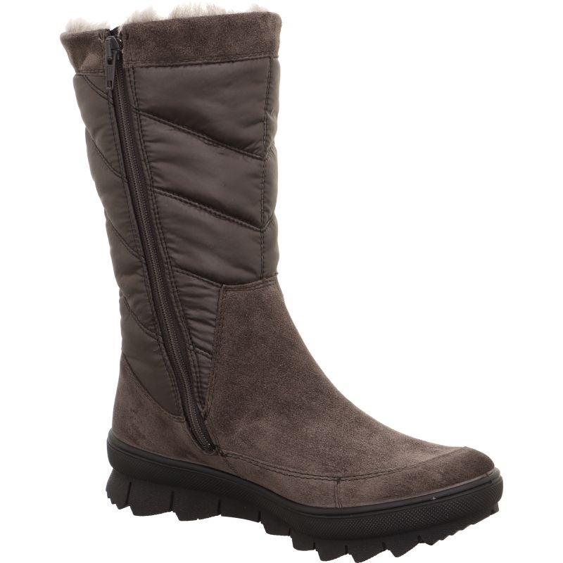Legero NOVARA Damen Stiefel - Material: Leder/Textil in Grau