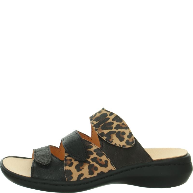 Think! CAMILLA Damen Pantolette - Material: Leder in Mehrfarbig