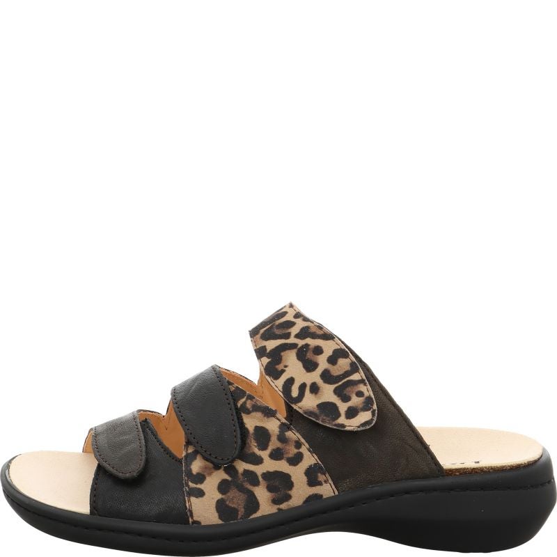 Think! CAMILLA Damen Pantolette - Material: Leder in Mehrfarbig