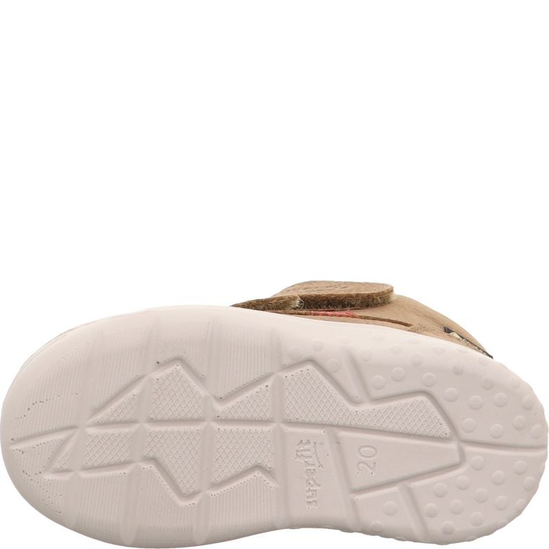 Superfit WHALEY Jungen Sneaker high - Material: Leder/Textil in Braun