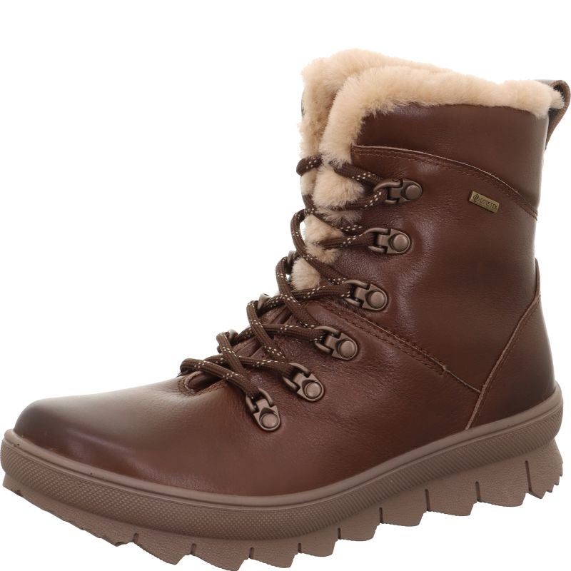 Legero NOVARA Damen Schnürboots - Material: Leder in Braun