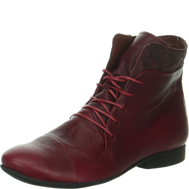 Think! GUAD2 Damen Stiefelette - Material: Leder in Rot