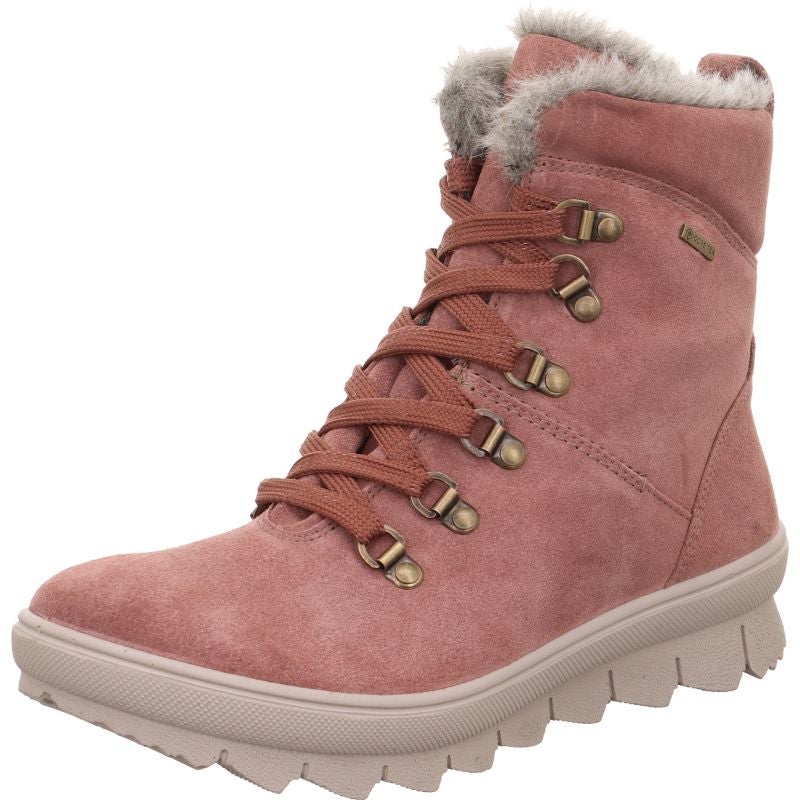 Legero NOVARA Damen Schnürboots - Material: Leder in Rosa