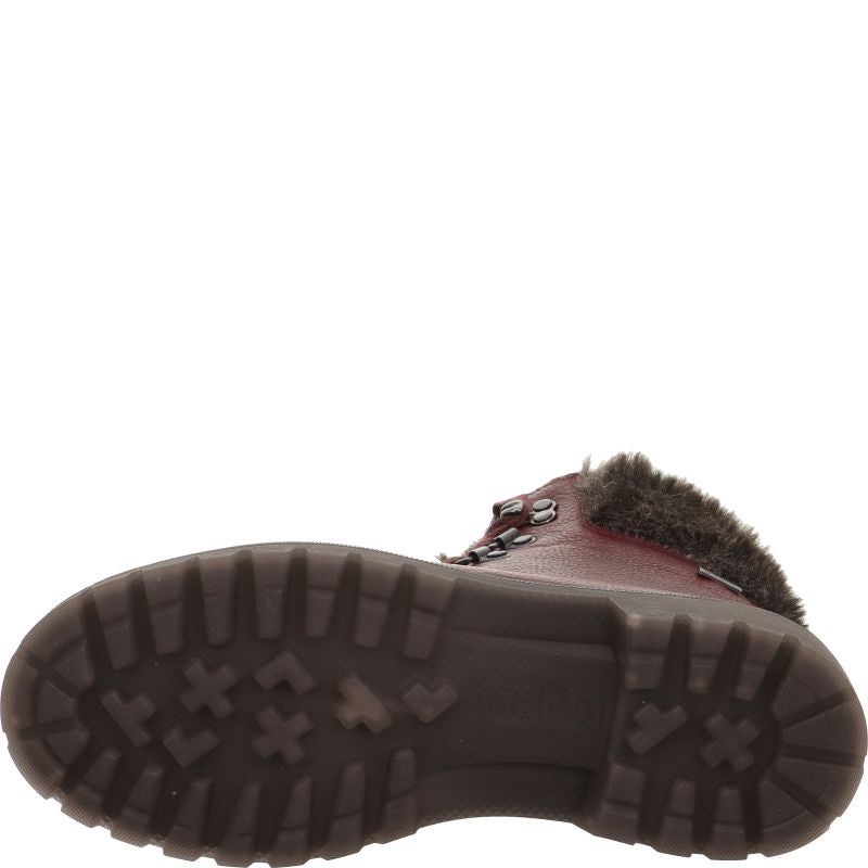 Legero MONTA Damen Schnürboots - Material: Leder in Rot