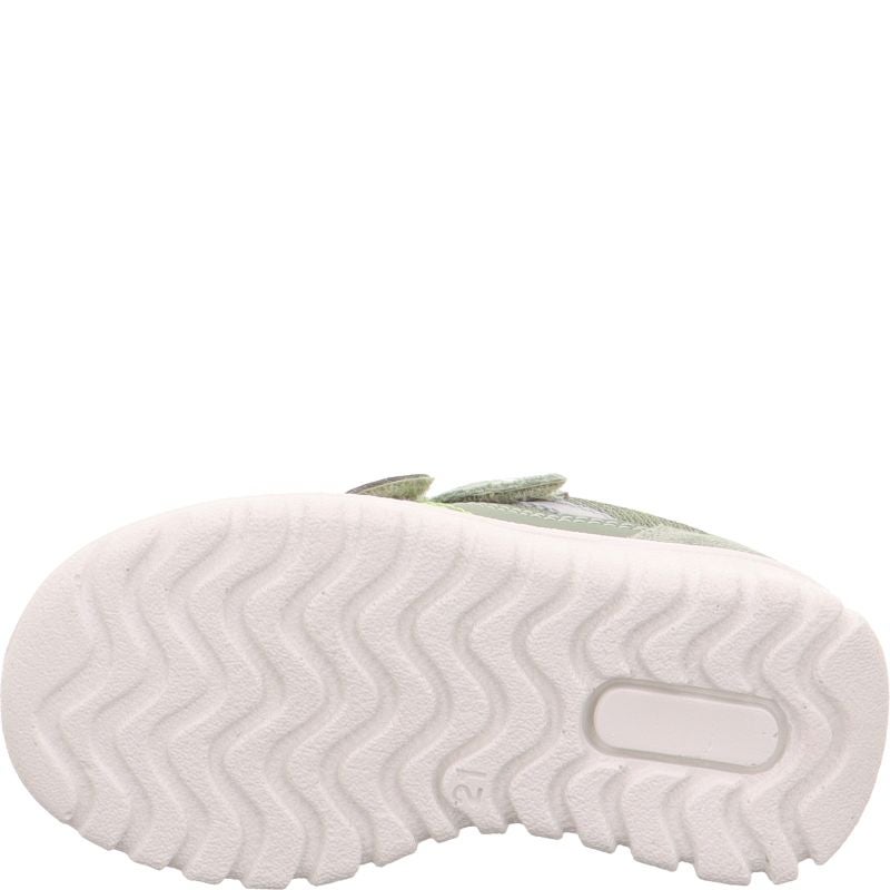 Superfit SPORT7 MINI Boys Sneakers low - Material: Leder/Sonstiges Material/Texti in Green