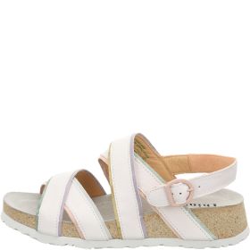 Think KOAK DAMEN Woman Strap sandal - Material: Leather in White
