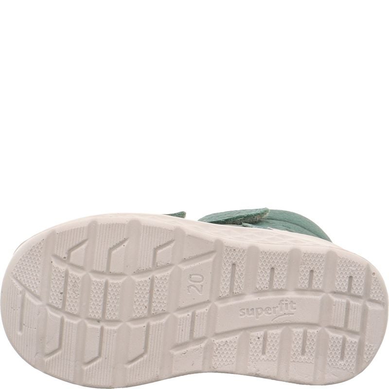 Superfit BREEZE Girls Sneakers high - Material: Leather in Green