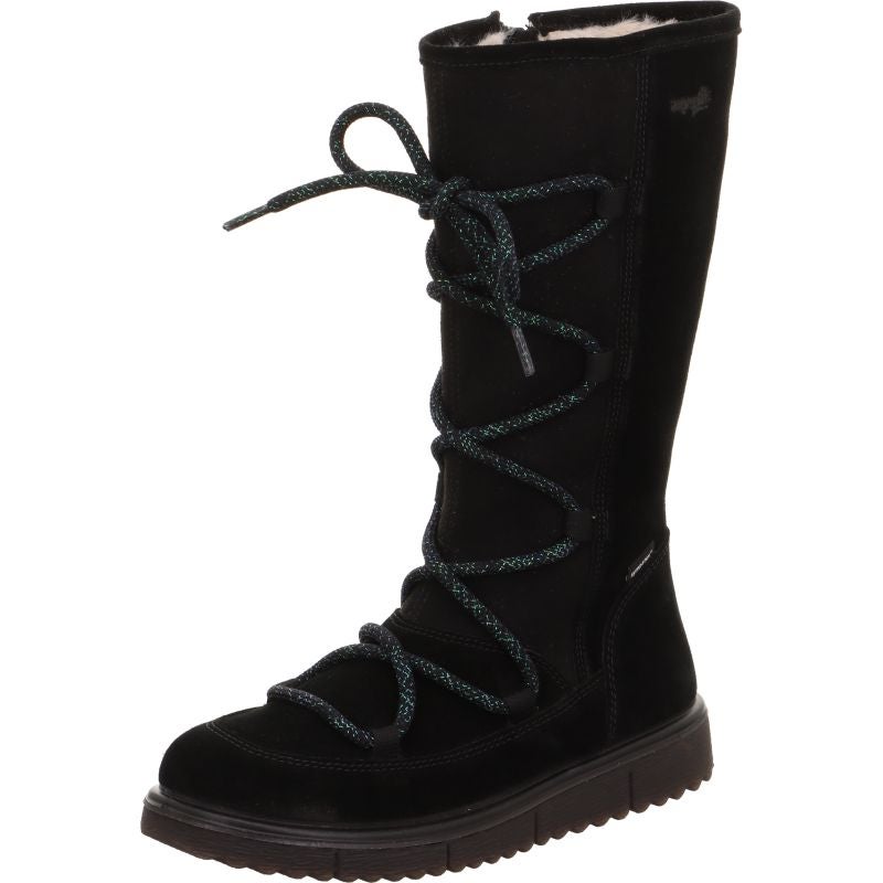 Superfit LORA Girls Boot - Material: Leather/Textil in Black