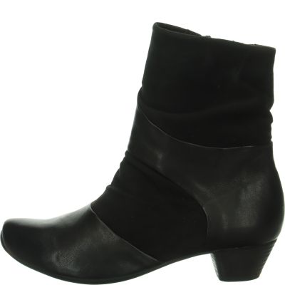 Think AIDA DAMEN Woman Ankle boot - Material: Leather in Black