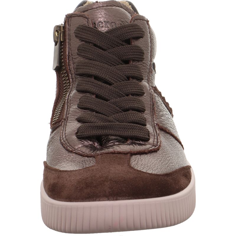 Legero SILENCE Damen Sneaker high - Material: Leder in Braun