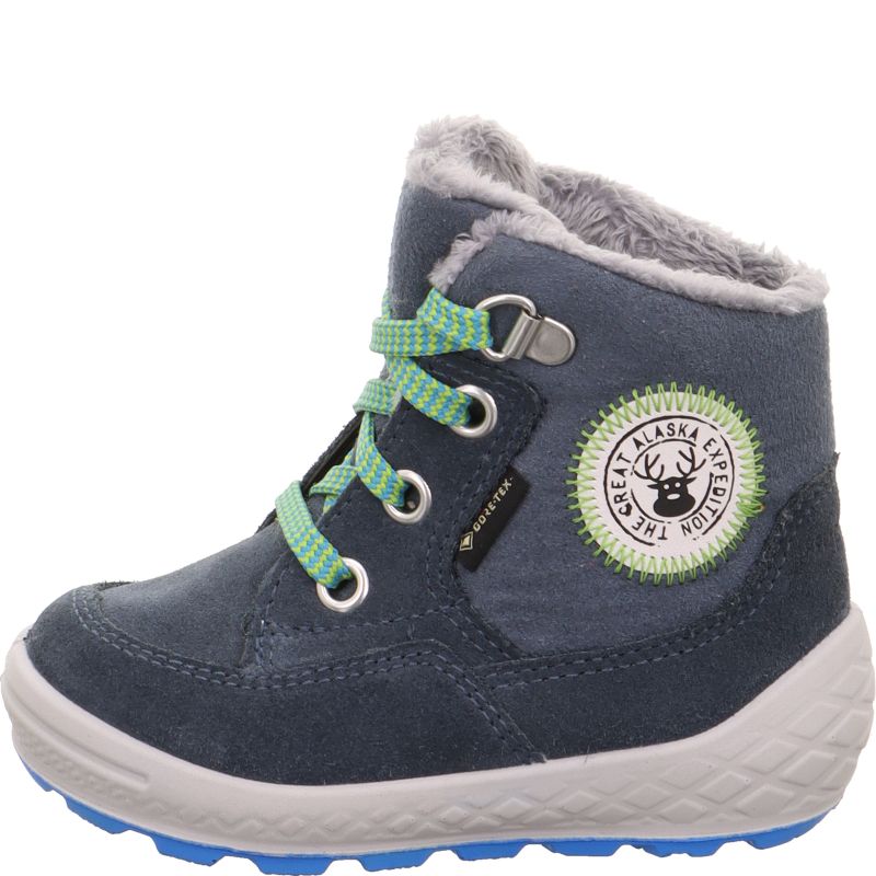 Superfit GROOVY 2.0 Jungen Boots - Material: Leder/Textil in Blau