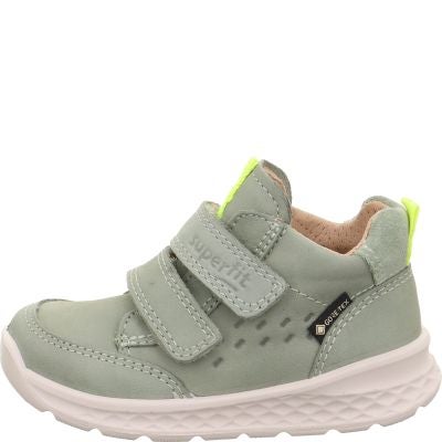 Superfit BREEZE Jungen Sneaker low - Material: Leder in Grün