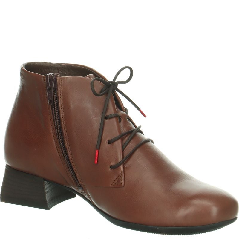 Think! DELICIA Damen Stiefelette - Material: Leder in Braun