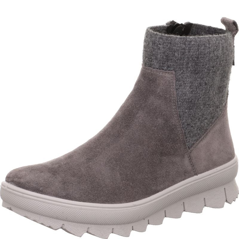 Legero NOVARA Damen Stiefelette - Material: Leder in Grau
