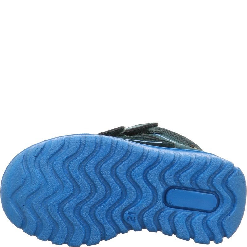 Superfit SPORT7 MINI Unisex | Jungen Sneaker high - Material: Leder/Sonstiges Material/Textil in Grün