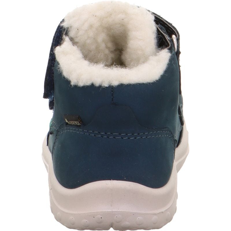 Superfit WHALEY Boys Sneakers high - Material: Leather/Textil in Blue