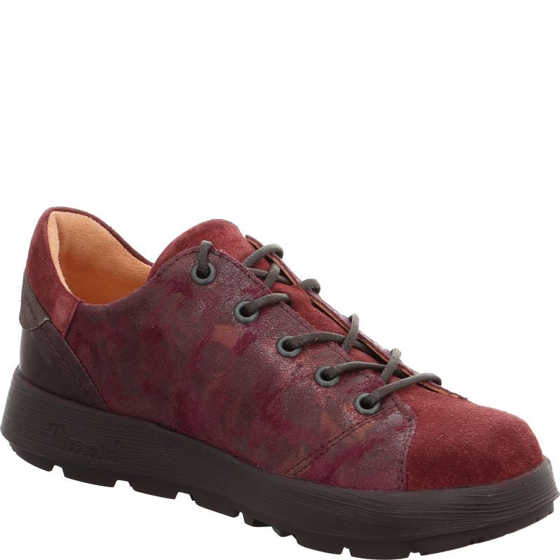 Think COMODA Woman Lace up shoe - Material: Leather in Red